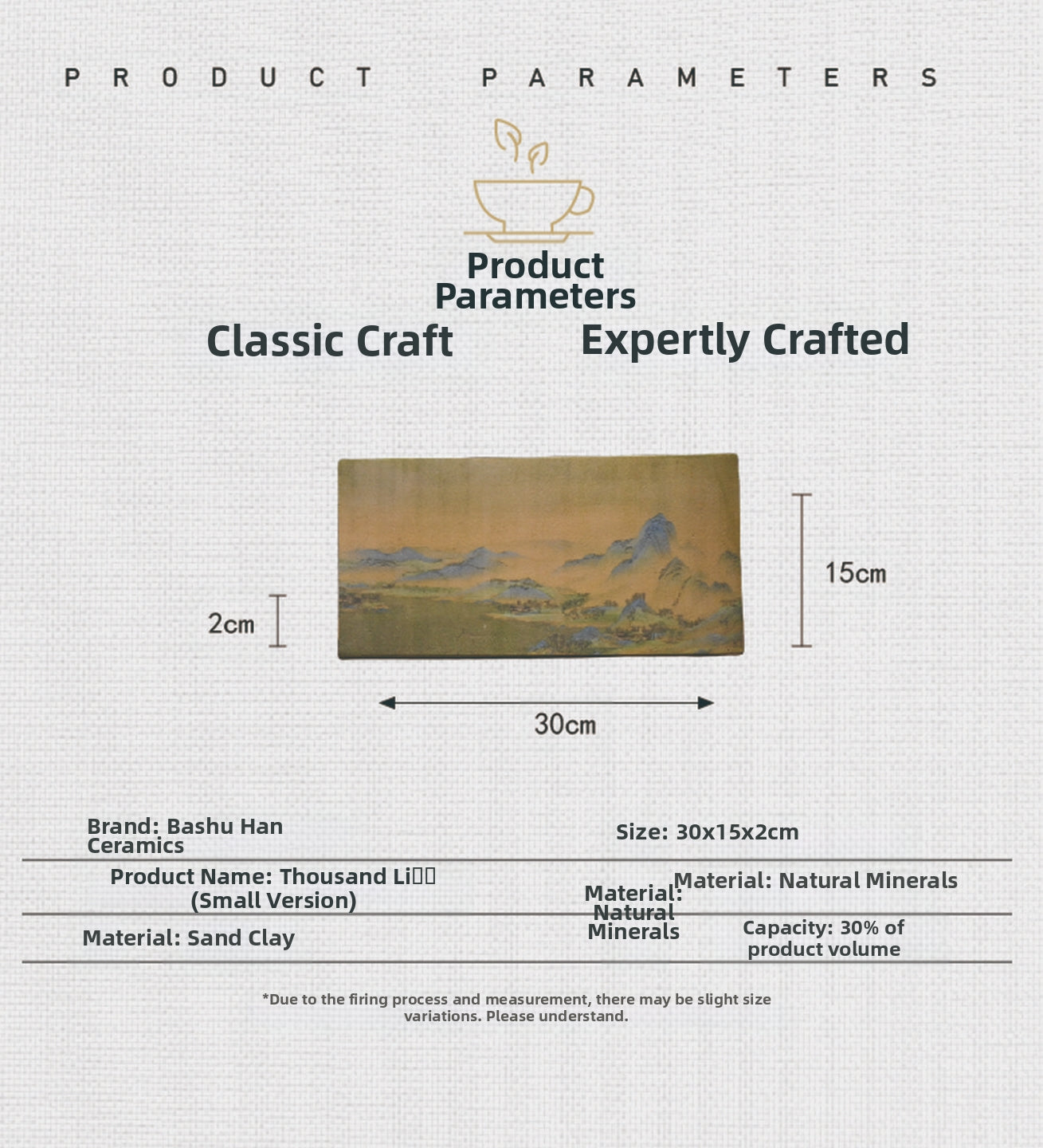 Tea tray/tea tray/tray/ceramic dry foaming water-absorbing tea table handmade tea set household set