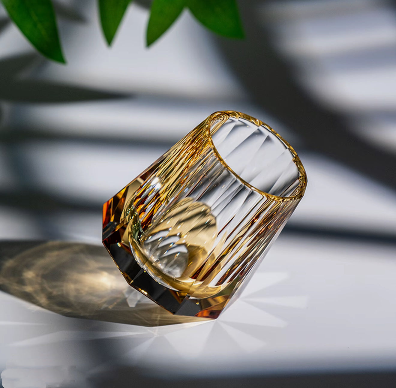 High-end/heat-resistant and anti-scab/crystal tea set/tea set/household tea set/coffee cup/crystal cup/gift