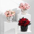 Customized fresh preserved small fragrant rose hug bucket gift commercial relatives and girlfriend bouquet