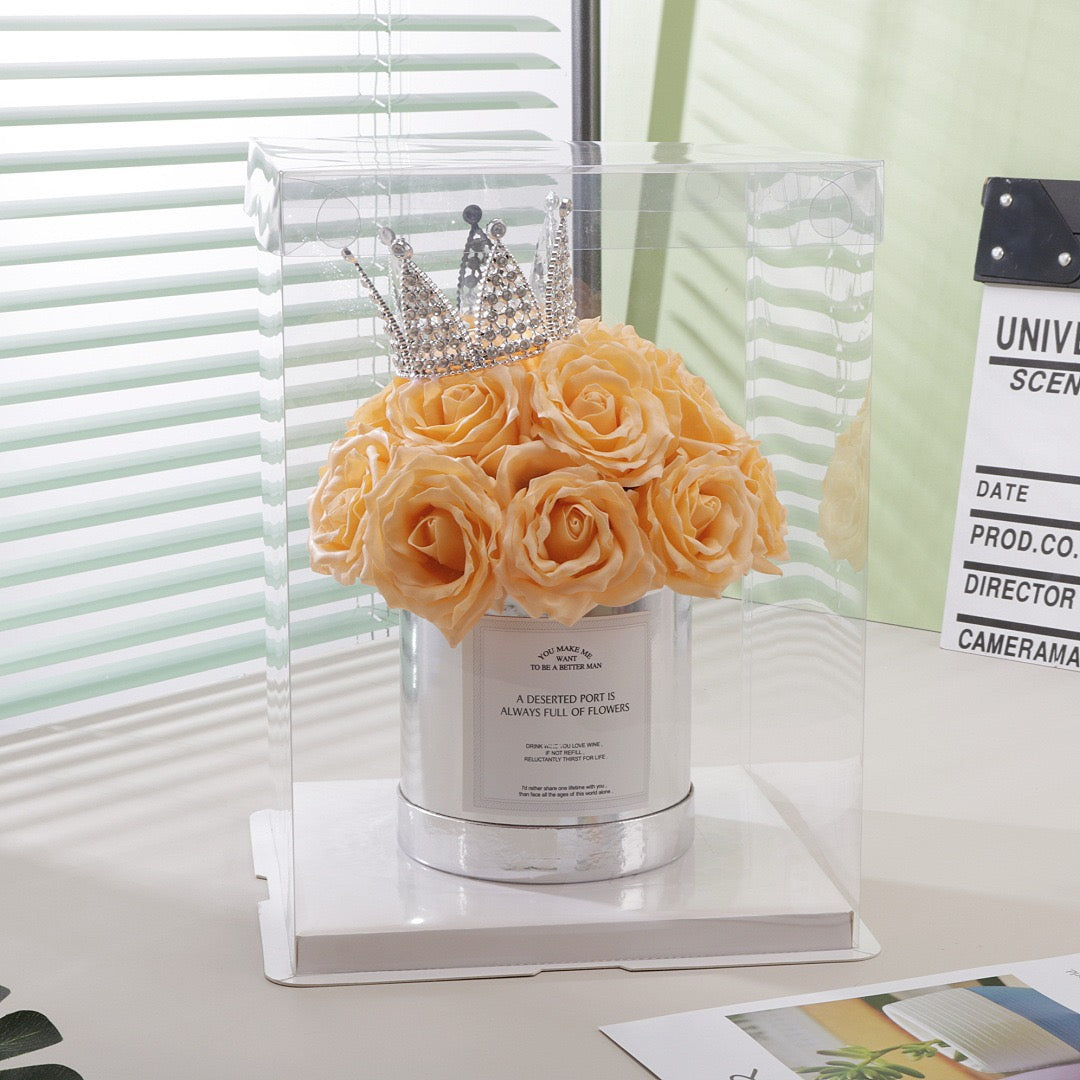Customized fresh-keeping rose hug bucket gift commercial relatives and girlfriend bouquet