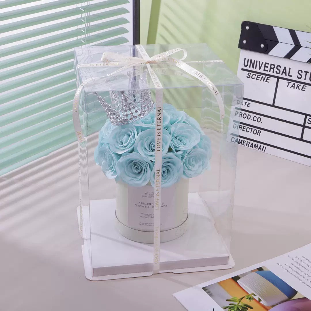 Customized fresh-keeping rose hug bucket gift commercial relatives and girlfriend bouquet